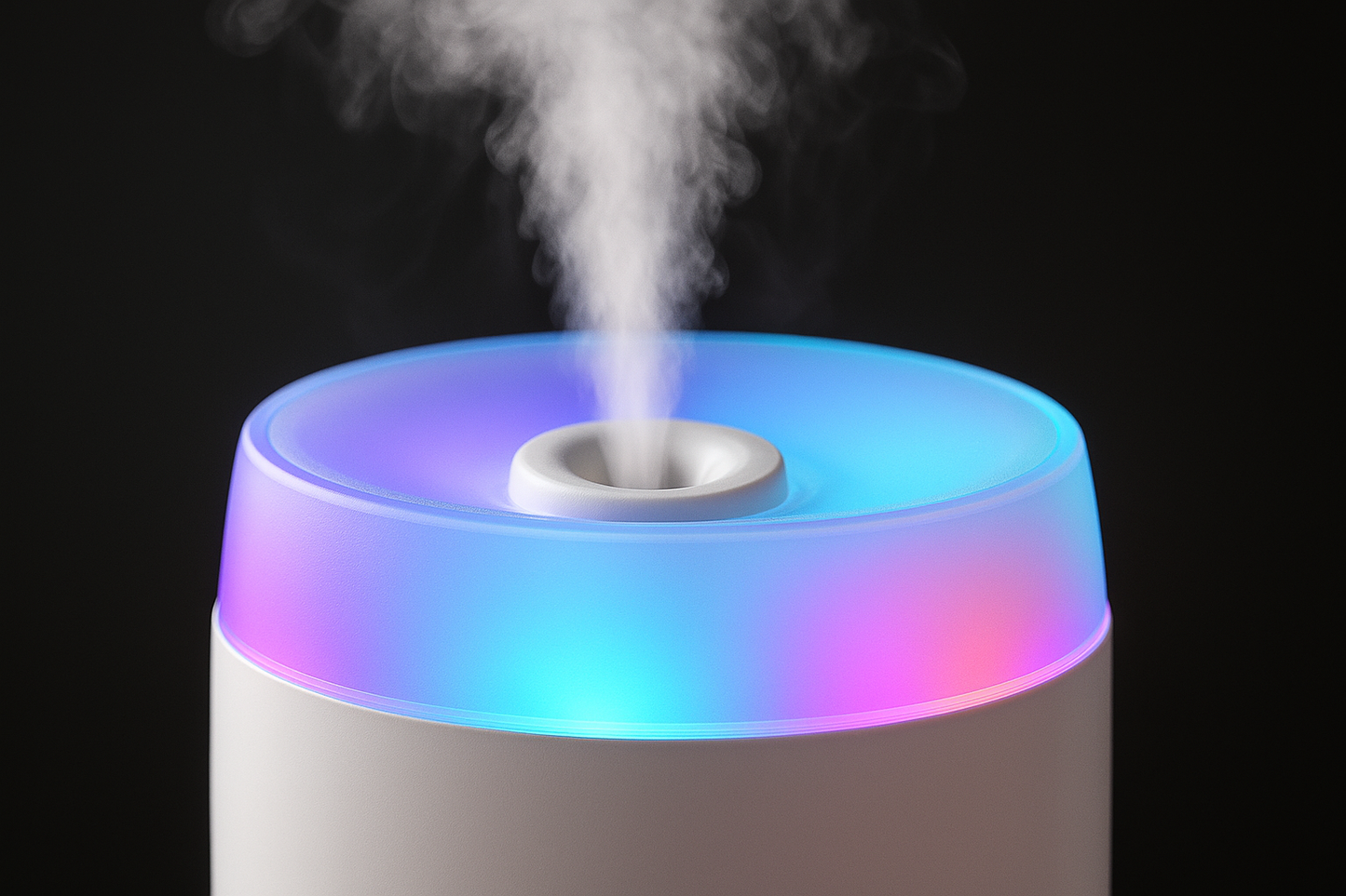 Ultrasonic Air Humidifier & Aroma Diffuser with LED Mood Lighting