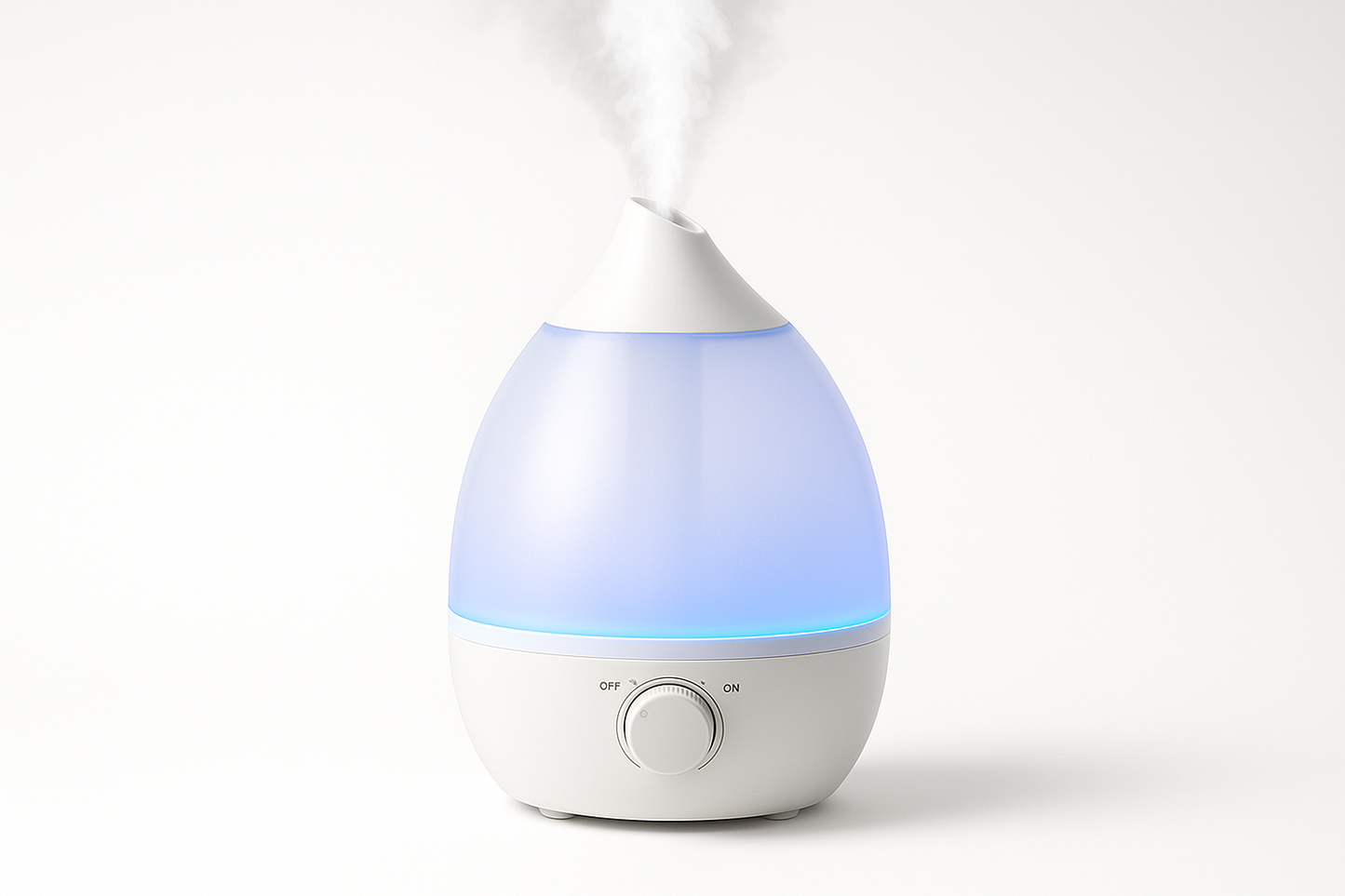 Ultrasonic Air Humidifier & Aroma Diffuser with LED Mood Lighting